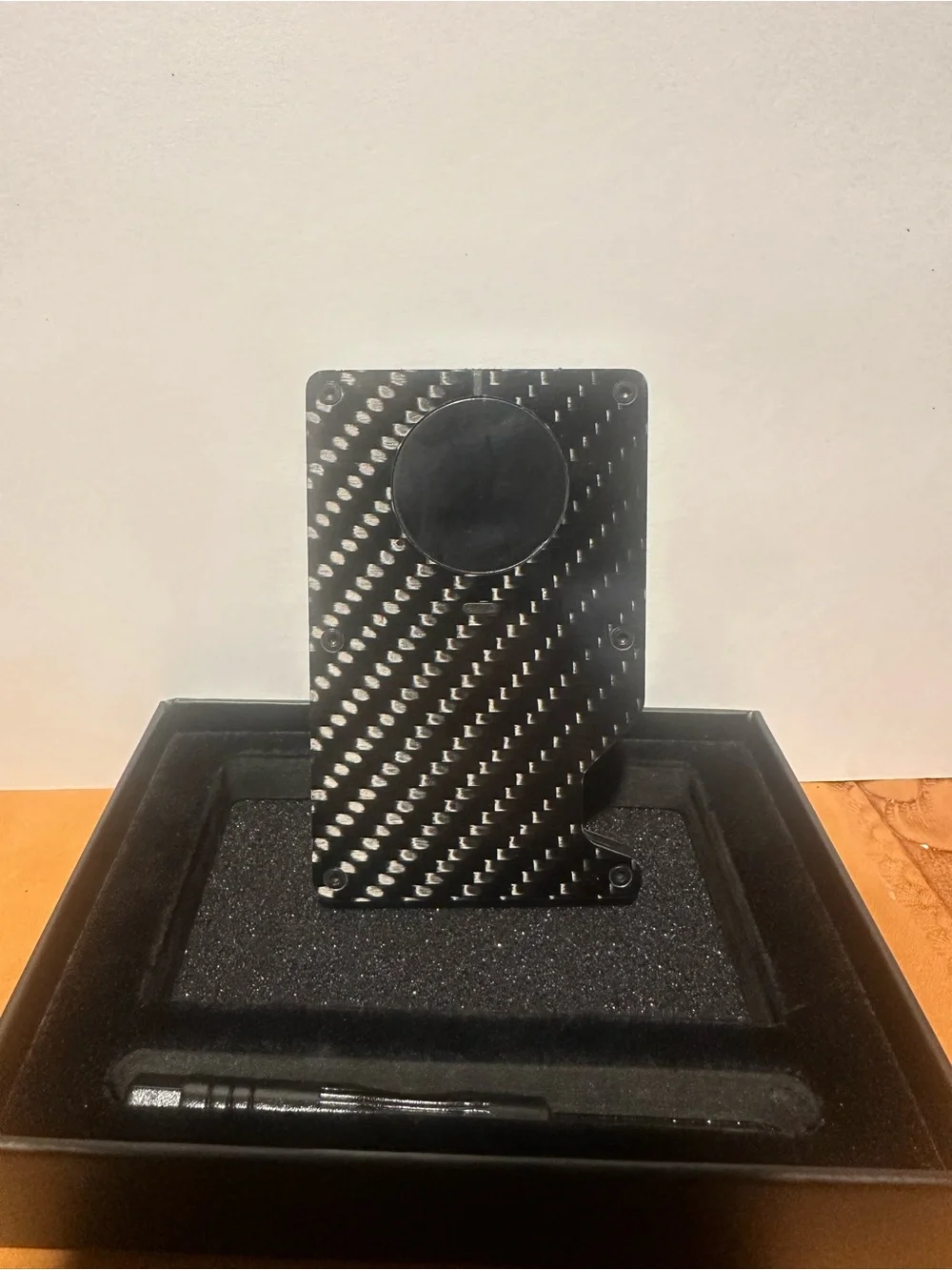Avant Wood Air Wallet Pro/Black Glossy